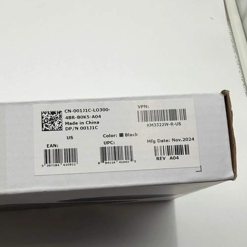Dell Black wireless Keyboard and Mouse Set